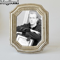 Marco de Fotos Rectangular de Resina Negra Antigua Megbond Q0172, Ideal para Decoración del Hogar, Biblioteca y Cafetería