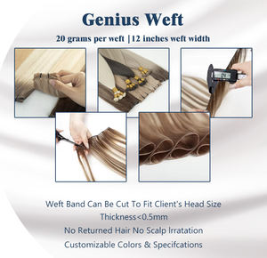 Cheveux honnêtes doux pour la trame de génie russe 12A Remy Extensions de cheveux humains vendeur de cheveux de couleur claire droite teints vierges européens - Product Image 5