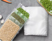 Sac d'emballage alimentaire en nylon à trois côtés scellés, personnalisable en usine, haute transparence, sachet alimentaire sous vide, sacs en plastique PE