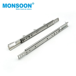 <span class=keywords><strong>Meuble</strong></span> <span class=keywords><strong>de</strong></span> <span class=keywords><strong>cuisine</strong></span> personnalisé glissière télescopique à deux sections 27 mm <span class=keywords><strong>de</strong></span> largeur <span class=keywords><strong>rail</strong></span> <span class=keywords><strong>de</strong></span> tiroir suspendu en acier zingué <span class=keywords><strong>pour</strong></span> la salle à manger - Product Image 6