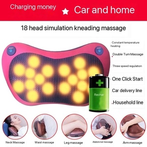 Có Thể Sạc Lại Nhà Xe Điện Trở Lại Cổ Vai Massage Gối Với Nhào Đầu Sưởi Ấm Tính Năng - Product Image 3