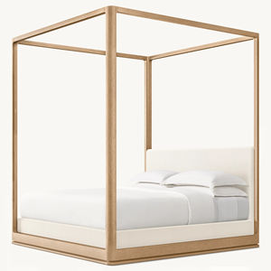 Handgemaakt Premium Meubelontwerp Uitstekende Kwaliteit Houten Full Size Luxe Hemelbed - Product Image 2