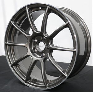 Rines Forjados Modificados para Automóviles 5X112 114.3 120, Color <span class=keywords><strong>Gris</strong></span> Personalizable para BMW, <span class=keywords><strong>Audi</strong></span>, Volkswagen, Ford, Honda - Product Image 1