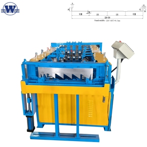 Machine portative de formage de profilés en acier pour tôles à joint debout, largeur de couverture réglable, machine à toiture métallique à trous perforés - Product Image 1
