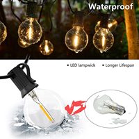 Guirlande lumineuse LED G40 de 25 pieds G40, Patio, cour et Patio, économie d'énergie