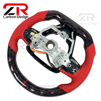 Accessoires de voiture, écran LED, volant sport en fibre de carbone forgée pour Toyota Camry XSE TRD Corolla LE Avalon RAV4 2012-2024