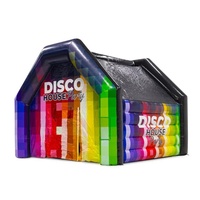 Tente de fête gonflable Disco House de 5,5 m pour les fêtes aquatiques et les divertissements au bord de la piscine