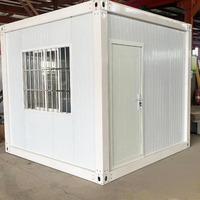 Maison conteneur modulaire préfabriquée détachable de 20 pieds, 2 chambres, étanche, mobile, portable, avec bureau, salle de bain, style villa et magasin moderne
