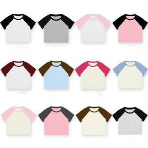 RUICHI Y2k Crop Top <span class=keywords><strong>Femme</strong></span> Sexy en Coton 92% et Spandex, T-shirt d'été, Débardeur - Product Image 1
