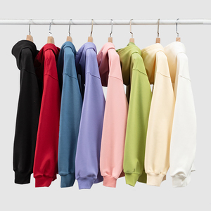 Top Quality 100% Cotton 450gsm <b>Men's</b> <b>Pullover</b> Hoodies Sweatshirts Tracksuits Streetwear Heavyweight Puff Printing Hoodie for <b>Men</b> - Product Image 1