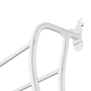 Over Door <b>Shoe</b> <b>Rack</b> Multi Layer <b>Storage</b> Organizer White And Black Wall Mounted Type Behind The Door Space Saving - Product Image 2