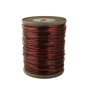 Cable CCA aprobado, cable electrónico de bobinado esmaltado de Aluminio revestido de cobre puro ECCA 28awg 1,5mm