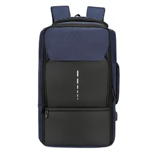 Individuelle wasserdichte Laptop-Rucksäcke Matein Reisetaschen Laptop-Rucksack Geschäfts-Notebook-Tasche mit USB-Ladestation für Damen und Männer