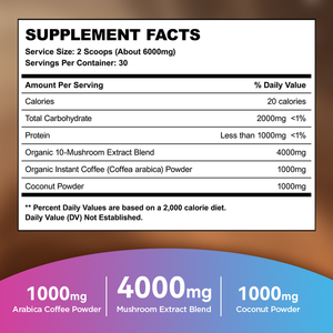 Chinaherb Café Orgánico en Polvo con Melena de León, Sin Gluten, Sin OMG, Vegano, Superalimento con el Mejor Sabor, Sabor Suave a Coco, Para Adultos - Product Image 5