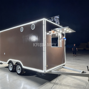 Remorque carrée en promotion, standard américain, pour hot-dogs, chariot mobile rapide, remorque pour snacks, camion de restauration rapide - Product Image 2