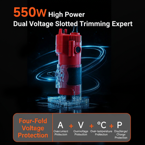 Fresadora Eléctrica Multifuncional de 110 V con un Solo Eje, Herramienta para Trabajar la Madera para Uso Doméstico y Profesional - Product Image 2
