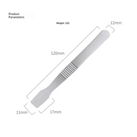 Spatule métallique à lame fine pour mélange de pâte à souder, outil de démontage d'écran LCD, barre de levier pour téléphone, tige de démontage Modèle A51