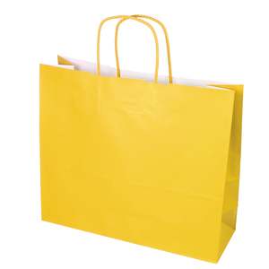 Shopper di carta Reflex reale con manico in cotone rigido, 40 cm + 12 cm x 36 cm - Product Image 1