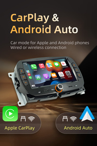 Estéreo de coche con GPS incorporado con pantalla dividida de 7 pulgadas con cámara de respaldo MP3/MP4 TV DSP USB para <span class=keywords><strong>Fiat</strong></span> 500 2016-2019 - Product Image 3