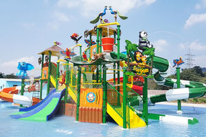 Équipement de parc aquatique à taille personnalisée Amazing <span class=keywords><strong>Fantasy</strong></span> Water House Toboggan en fibre de verre pour aire de jeux aquatiques - Product Image 4
