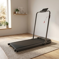 Tapis roulant électrique silencieux de haute qualité pour le bureau et la maison, portable, avec télécommande, écran LED, haut-parleur Bluetooth