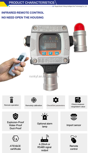 Alta precisão EX-prova Handheld gás combustível <span class=keywords><strong>detector</strong></span> tipo ponto oxigênio CO2 fixo monitor gás analisadores com display LCD - Product Image 3