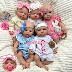 Muñeca Reborn Realista de Silicona de 16 Pulgadas, Niña, Tacto Real de Piel, Venas 3D Pintadas a Mano, Regalo Perfecto para Coleccionistas - Product Image 1