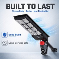 Lampadaire solaire LED avec caméra IP66, alarme à distance pour la sécurité extérieure des fermes et cours