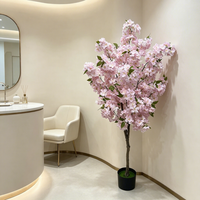 Faveurs de mariage de style moderne, faux arbre de cerisier Sakura, fleurs de cerisier artificielles en pot, décoration intérieure et extérieure pour restaurant, bureau, hôtel, maison