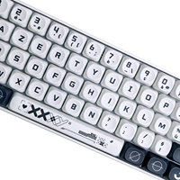 Ultra60 Keyboard game mekanis, tata letak ISO zerty Keyboard Prancis tiga mode mendukung Keyboard kustom bahasa OEM/ODM
