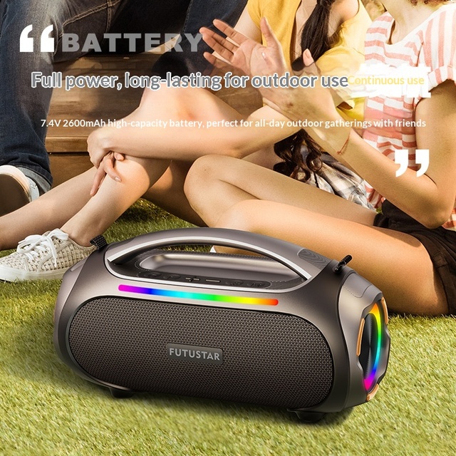 New Cross-Border High-Power for 5.0 Speaker Outdoor Karaoke Portable Subwoofer Handheld Waterproof Dustproof 60W Model X28