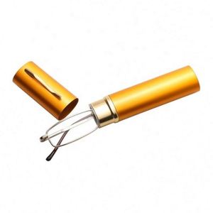 Gafas de Lectura Plegables de Resina con Marco de Acero Inoxidable 2019 en Oferta +1.25 1.75 4.00, Gafas de Presbicia con Estuche de Tubo - Product Image 4