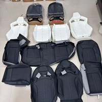 Auto-Ersatzteil RS Sitz-Upgrade-Kit, GT Carbon-Faser Elektrischer Schalensitz, Komfortabler Wildleder-Rennsitz für Audi VW B10