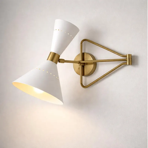 Mid Century Modern Handmade Adjustable Swing Arm Wall Sconce Brass Wall <b>Lamp</b> for Kitchen Bedroom Living <b>Room</b> - Product Image 3
