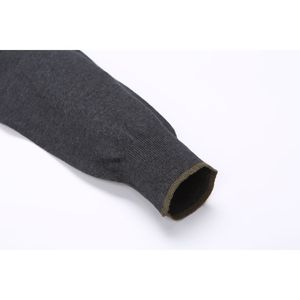 Pull en coton Pima ultra-doux pour homme, col en V, tricoté, durable, respirant, pour un confort quotidien, anti-plis, anti-rétrécissement - Product Image 4