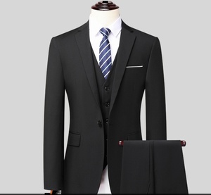 Venta al por mayor personalizada ropa de hombre Suite 2025 Business Casual hombre Blazer traje 3 piezas - Product Image 3