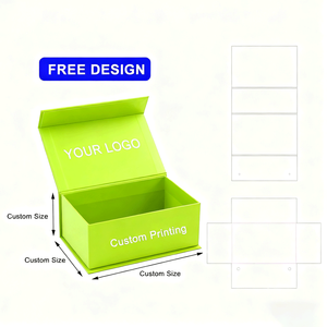 Manufacture Custom Printing Luxury Biodegradable Cosmetic Magnet Insert Rigid Gift Box With Lid Magnetic Gift Box for Jewelry - Product Image 2