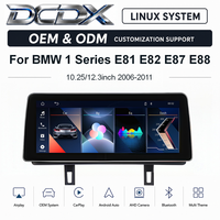 Personnalisation OEM et ODM pour BMW Série 1 E81 E82 E87 E88 (2006-2011) Système Linux 10,25/12,3 pouces Android Auto & CarPlay Autoradio