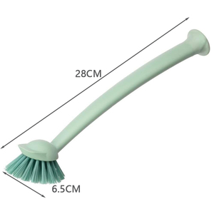 Brosse à ventouse pour vaisselle et casseroles EcoClean, personnalisée, en PET, avec poils en PET - Product Image 4