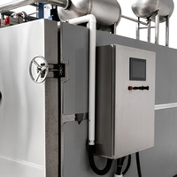 Lyophilisateur vertical sous vide, capacité 100 kg par lot, pour la transformation alimentaire