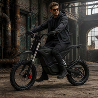 Moto électrique tout-terrain M7 en gros, batterie lithium 60V27Ah 72V25Ah, vitesse max 80km/h, couple élevé 260Nm, vélo électrique tout-terrain pour adultes