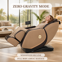 OYEAL AI Voice Sl Track Robot Fauteuil de massage moderne à corps entier avec chauffage électrique, zéro gravité 3D, fonction musicale, modes multiples, grand format