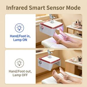 Nouvelle lampe UV LED rechargeable pour pédicure, avec support et repose-pieds, pour usage en salon - Product Image 5