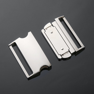 Hebilla Deslizante Jiuyuan de Aleación Plateada para Bolsos, Accesorio de Ferretería Duradero y Ajustable - Product Image 3