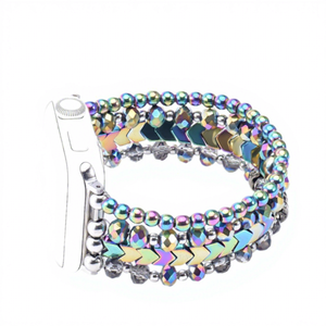 <span class=keywords><strong>Bracelet</strong></span> de remplacement perlé style <span class=keywords><strong>bracelet</strong></span>, largeur de bande 3,2 mm/3,5 mm, compatible avec les montres intelligentes de la série 1 à 10 - Product Image 6