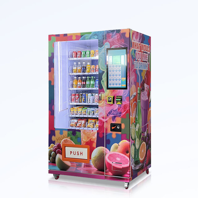 Brand Custom Cash/coin Operation Beverage Vending Machine Commercial Constant Cooling System Vending Machine for Snack and Drink
