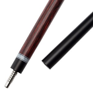 Taco de billar de fibra de carbono curado de 12.4mm con peso ajustable y diseño de veta de madera - Product Image 2