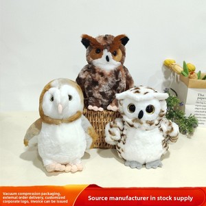 Peluche Hibou de Simulation, Hibou de Ferme Long avec Décoration Cornée, 31cm-50cm, Rembourrage en Coton Fibreux, Jouet pour Enfants de 0 à 24 Mois - Product Image 2