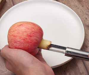 ที่คว้านผลไม้สแตนเลสอเนกประสงค์ Syh385 พร้อมใบมีดหยักคมสำหรับคว้านเชอร์รี่ <span class=keywords><strong>พุทรา</strong></span> <span class=keywords><strong>ลูก</strong></span>แพร์ และแอปเปิ้ล - Product Image 6