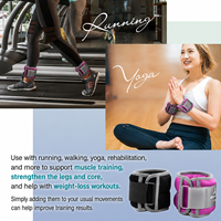 Pesas de Neopreno para Tobillos y Muñecas, con Anillo en D, para Pilates, Brazos y Piernas, con Correas para Muñecas